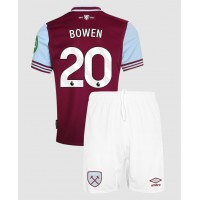 West Ham United Jarrod Bowen #20 Hjemmebanesæt Børn 2024-25 Kortærmet (+ Korte bukser)